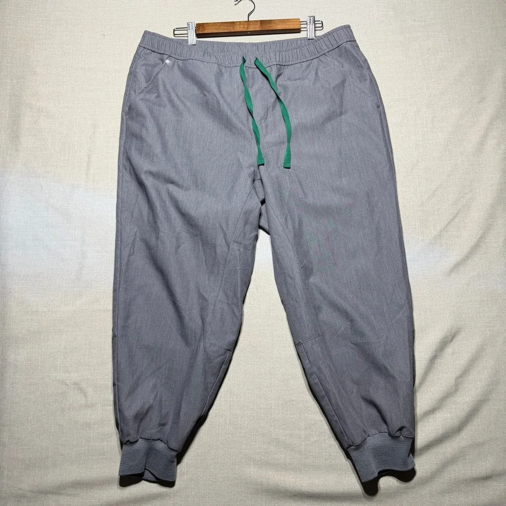 FIGS Pants Men XL Gray Blue Tansen Jogger Scrub Medical Technical Collection